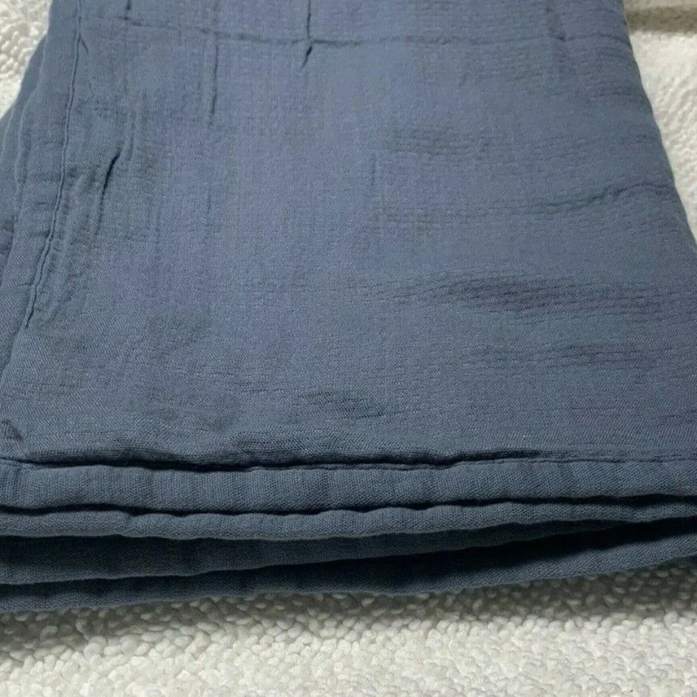 NWT!‎ RH Teen Washed Cotton Gauze Duvet Cover-Full/Queen Midnight/Blue